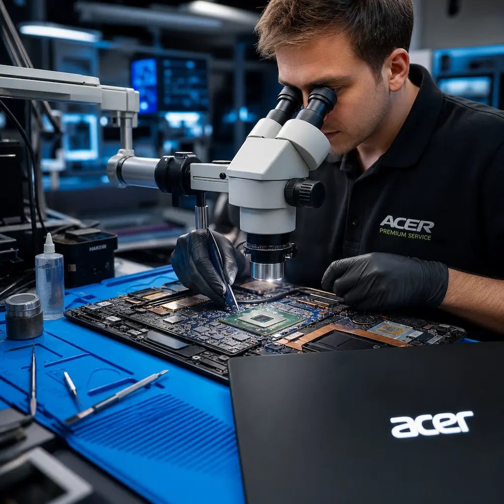 Замена видеокарты ноутбука Acer в Шелехове