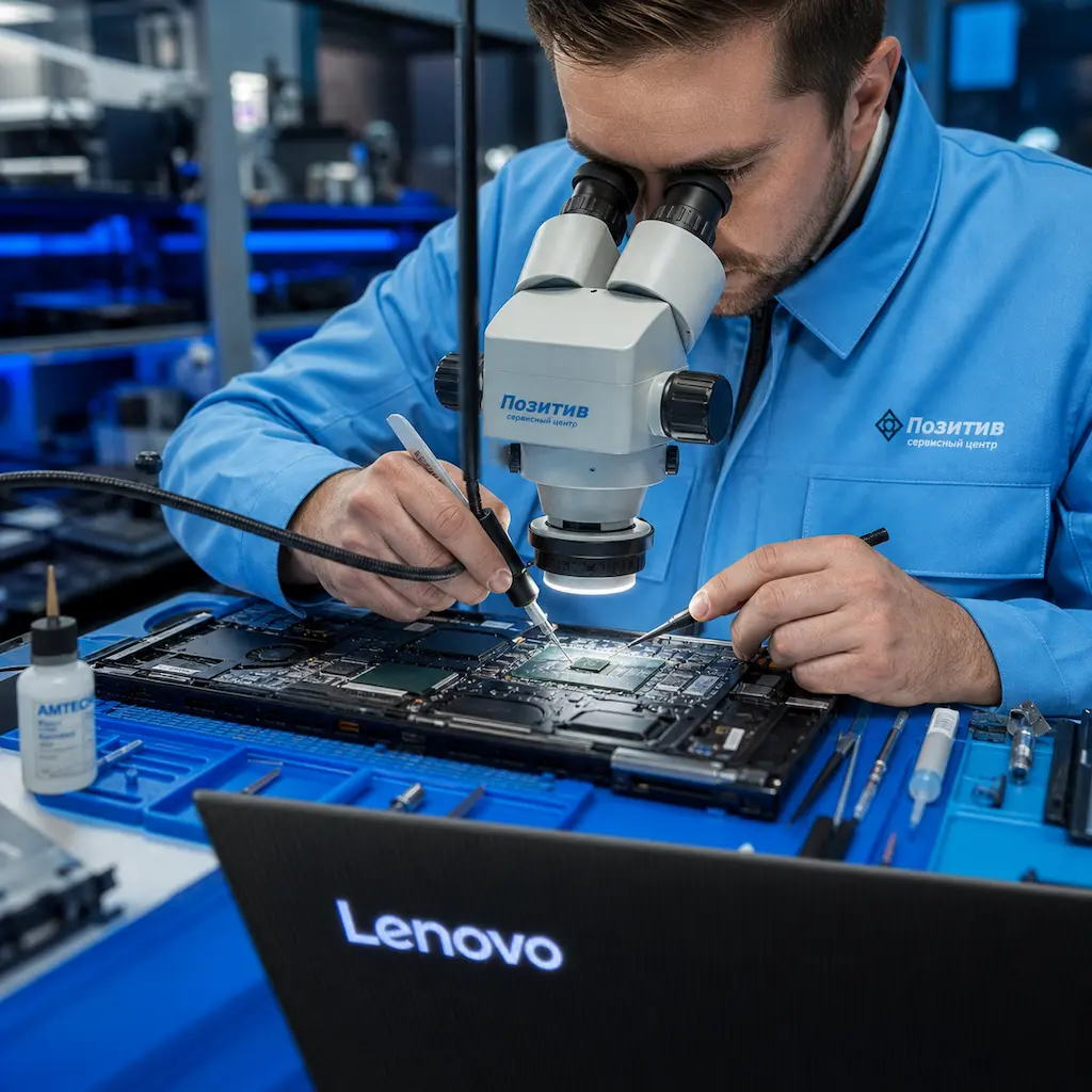 Замена видеокарты ноутбука Lenovo в Шелехове