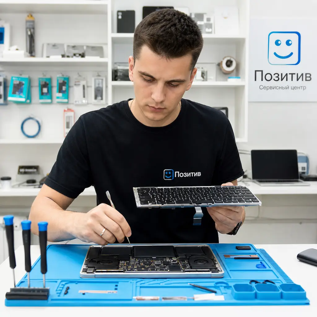 заменить клавиатуру на Apple Macbook в Шелехове