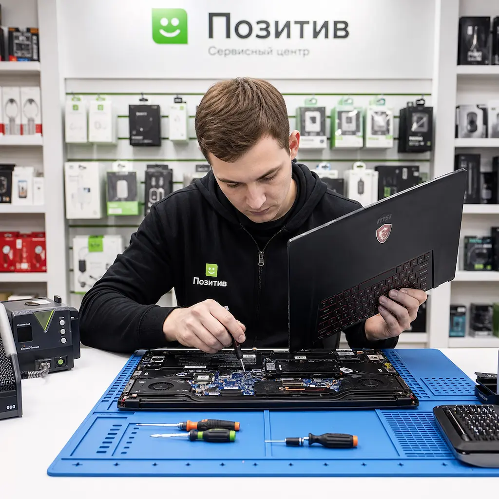 заменить клавиатуру на ноутбуке MSI в Шелехове