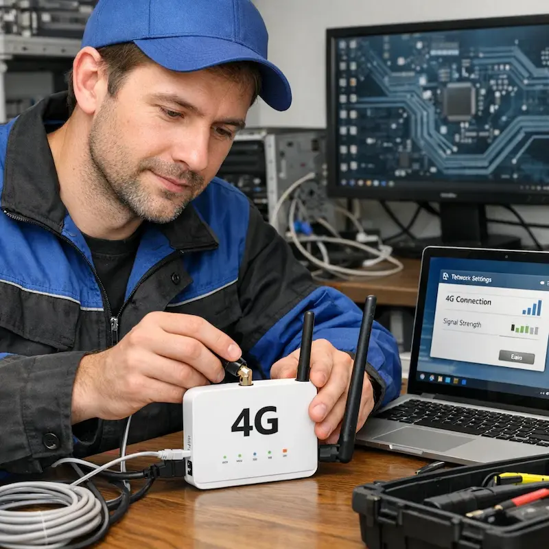 Настройка 4G модема в Шелехове