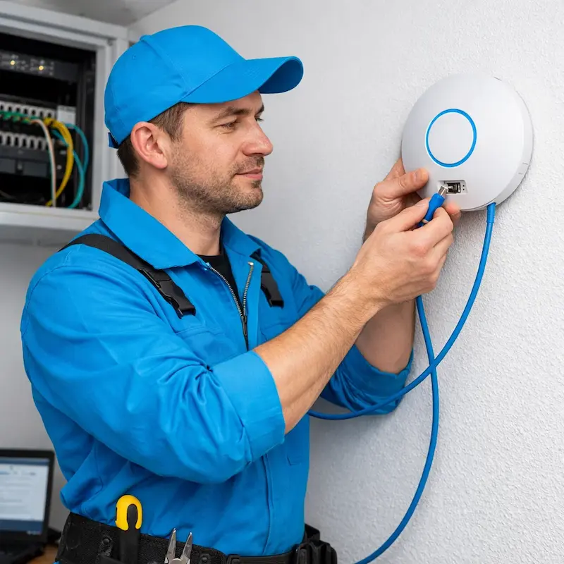 Подключение точки доступа в Шелехове