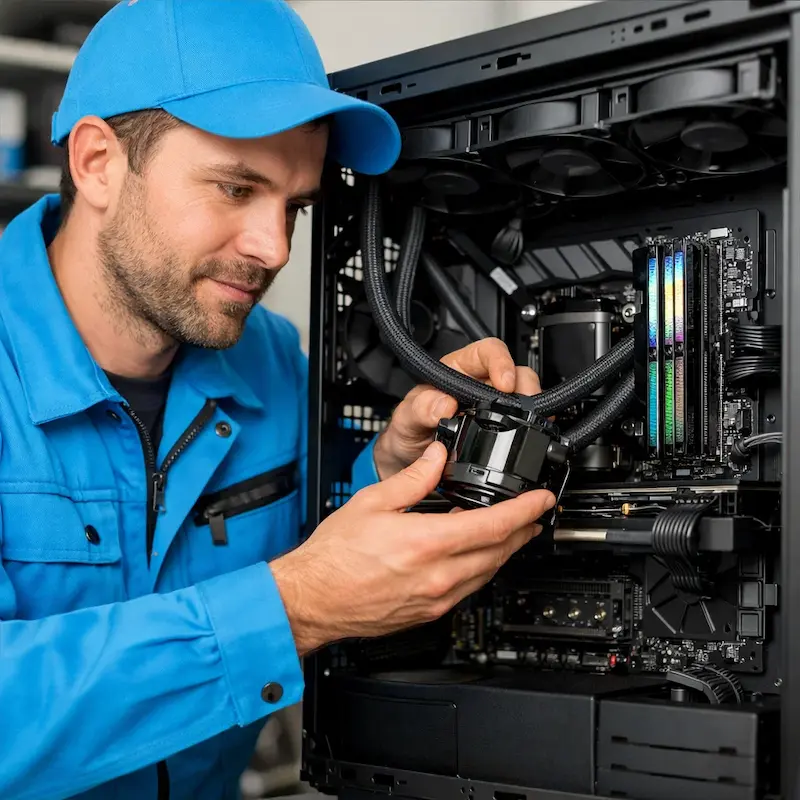 Установка СЖО на ПК в Шелехове