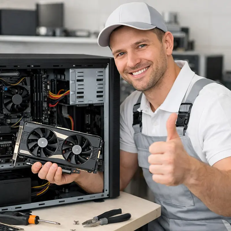 Замена видеокарты ПК в Шелехове